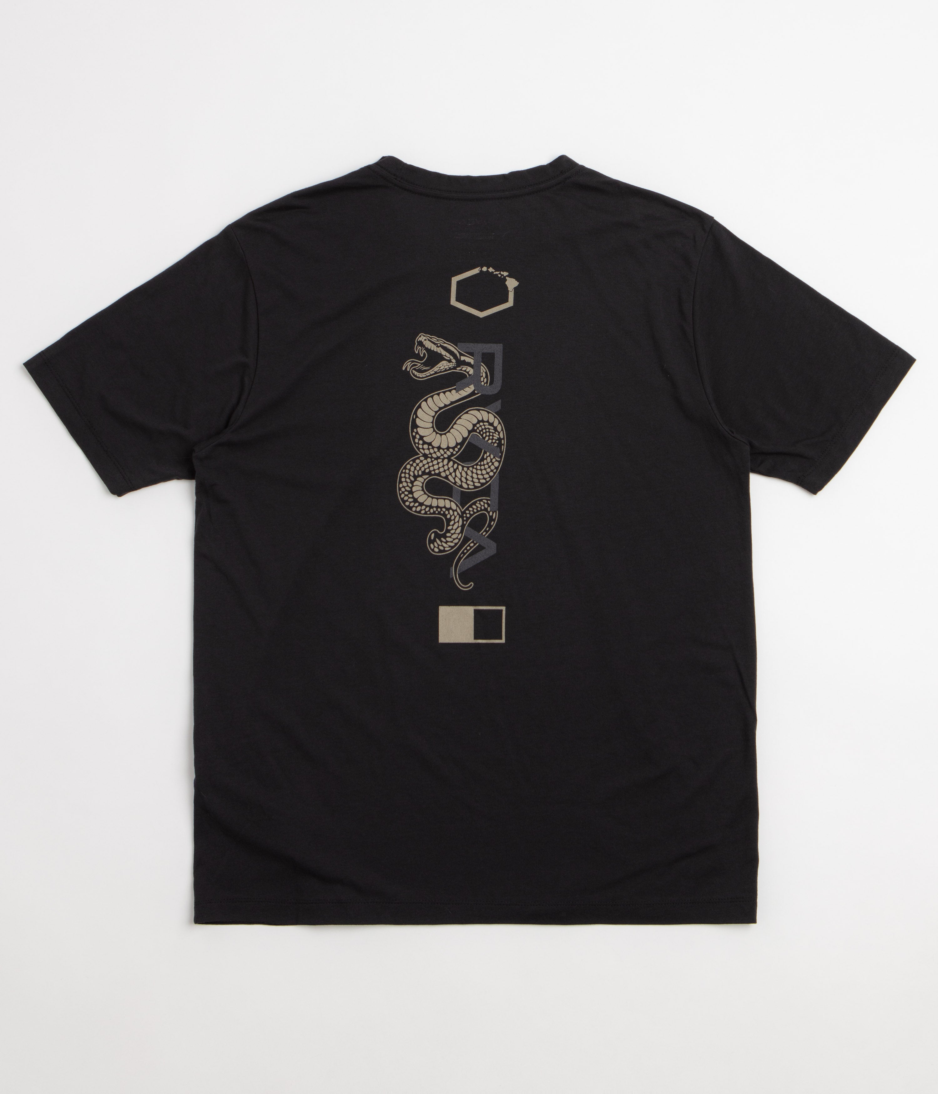 RVCA Baroon Venom T-Shirt in Black