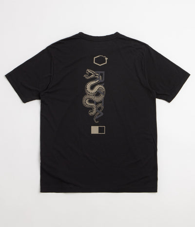 RVCA Baroon Venom T-Shirt in Black