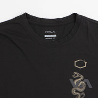 RVCA Baroon Venom T-Shirt in Black thumbnail