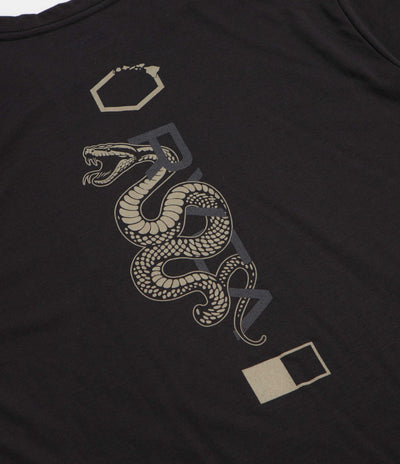 RVCA Baroon Venom T-Shirt in Black