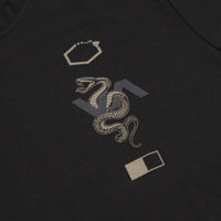 RVCA Baroon Venom T-Shirt in Black thumbnail