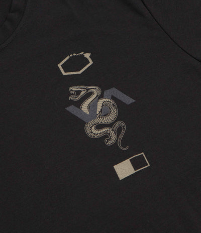 RVCA Baroon Venom T-Shirt in Black