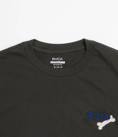 RVCA Dalas Tiger Palm T-Shirt - Pirate Black
