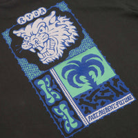 RVCA Dalas Tiger Palm T-Shirt - Pirate Black thumbnail