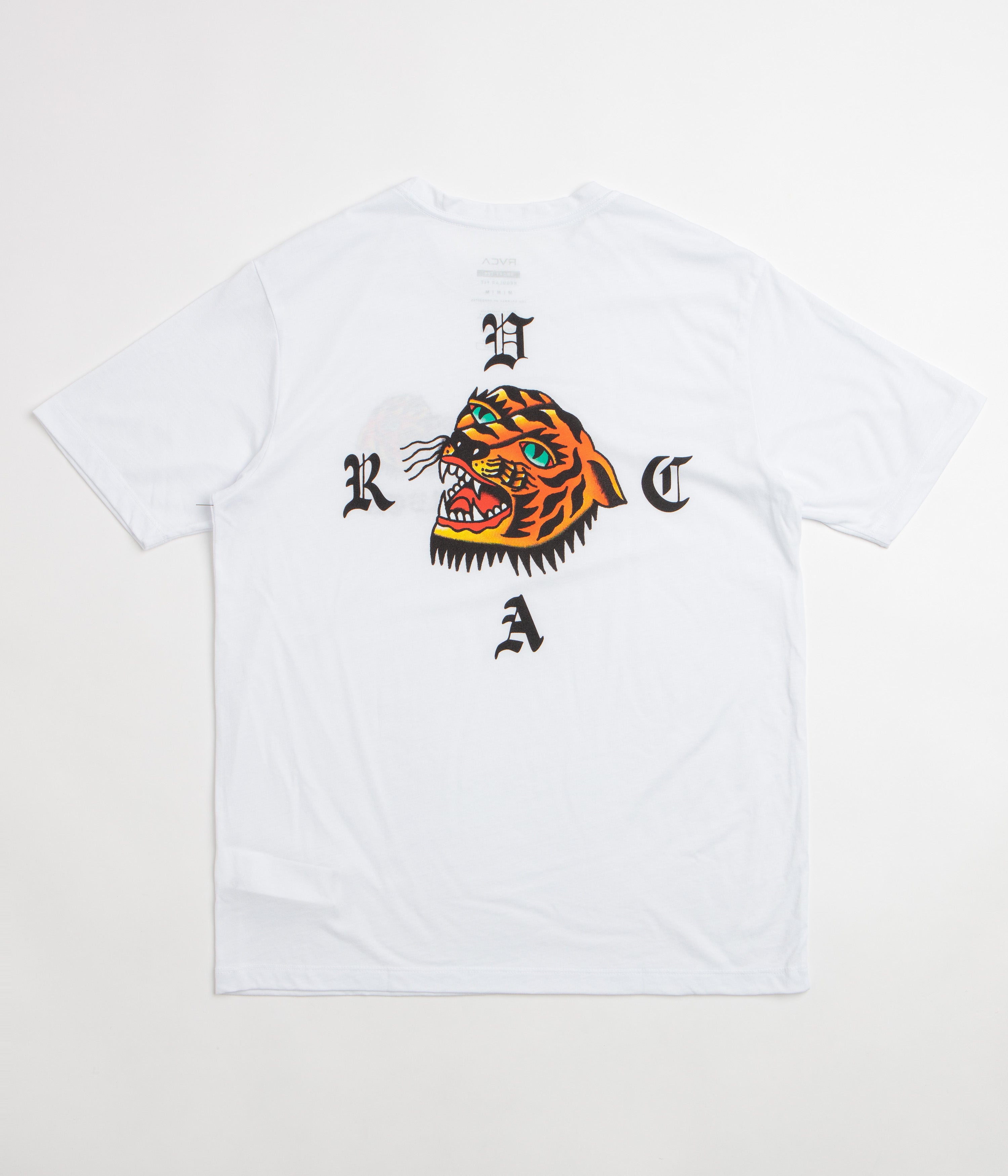 RVCA Kaleb Tiger T-Shirt in White