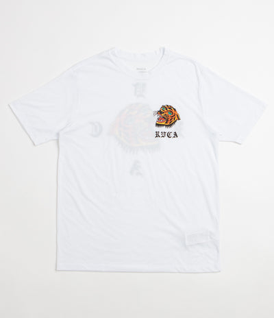 RVCA Kaleb Tiger T-Shirt - White