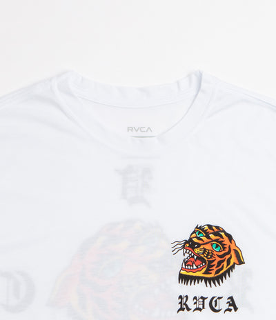 RVCA Kaleb Tiger T-Shirt - White