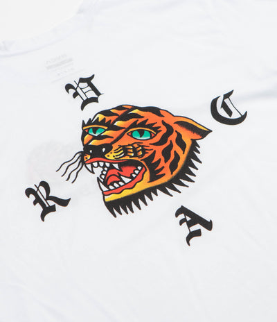 RVCA Kaleb Tiger T-Shirt - White