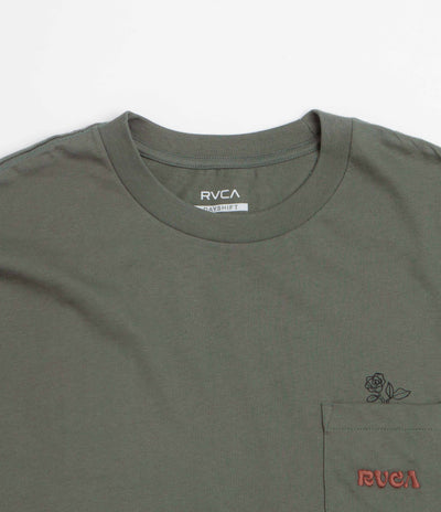 RVCA Nature Calling Pocket T-Shirt - Sage Leaf