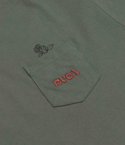 RVCA Nature Calling Pocket T-Shirt - Sage Leaf