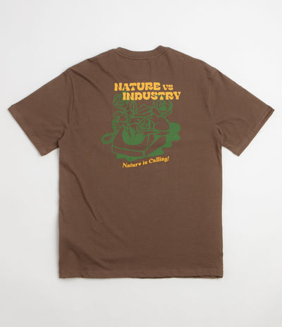 RVCA Nature Calling Pocket T-Shirt - Wood
