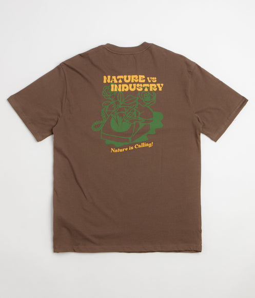 RVCA Nature Calling Pocket T-Shirt - Wood