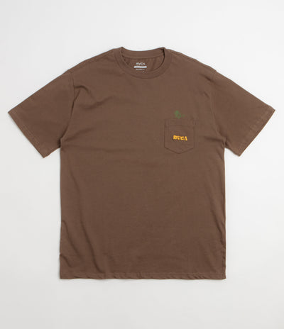 RVCA Nature Calling Pocket T-Shirt - Wood
