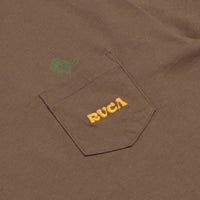 RVCA Nature Calling Pocket T-Shirt - Wood thumbnail