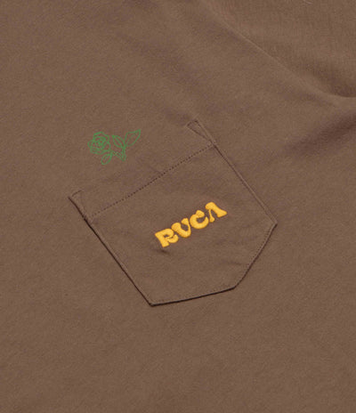 RVCA Nature Calling Pocket T-Shirt - Wood