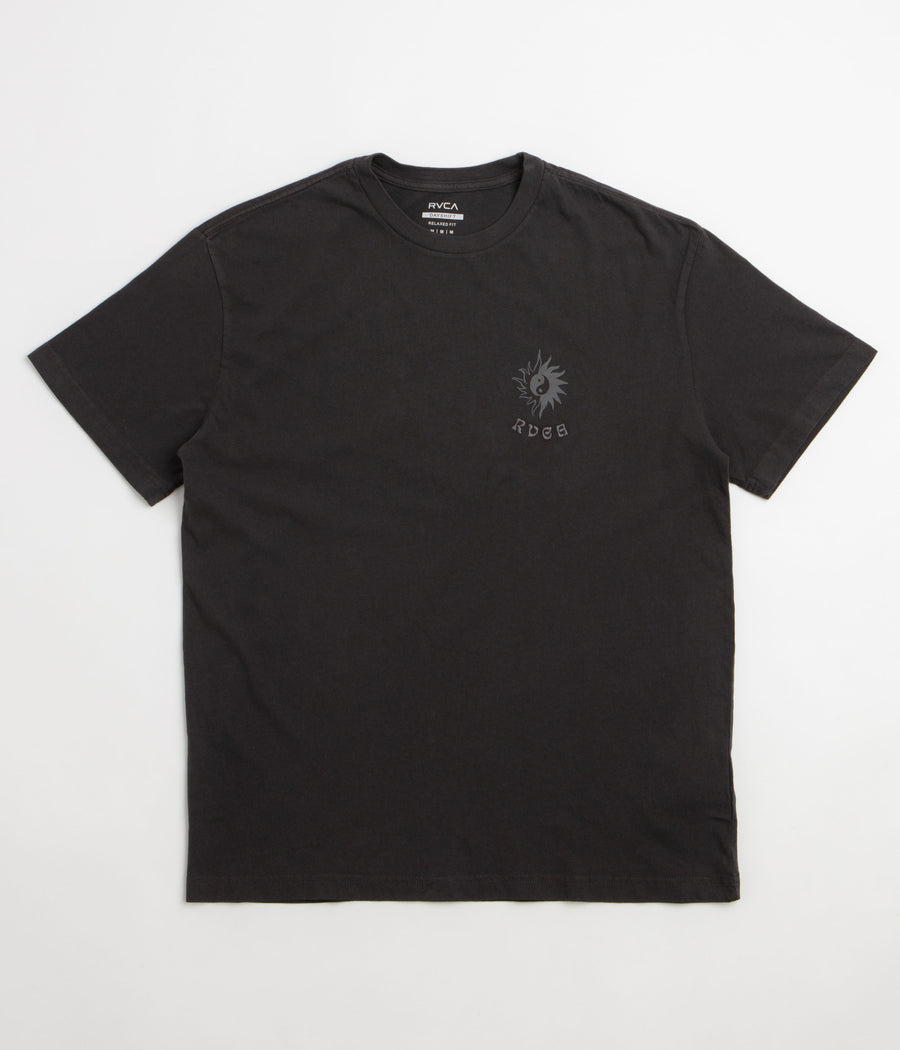 RVCA Stable T-Shirt in Washed Black