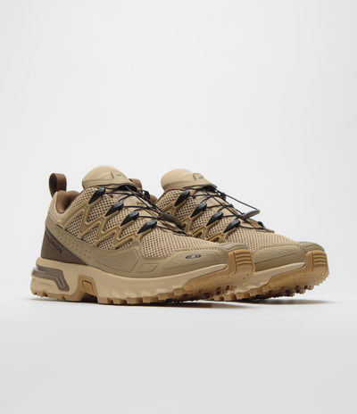 Salomon ACS+ OG Shoes in Safari and Kelp / Dark Earth