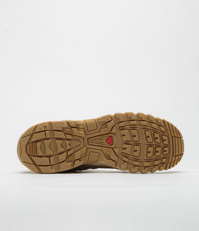 Salomon ACS+ OG Shoes in Safari and Kelp / Dark Earth