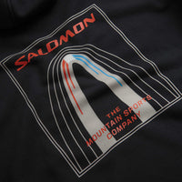 Salomon Bow Graphic Hoodie in Deep Black thumbnail