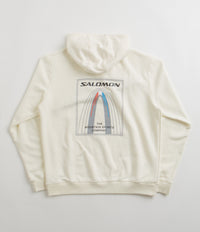 Salomon Bow Graphic Hoodie in Vanilla Ice