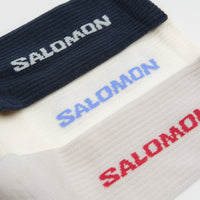 Salomon Everyday Crew Socks (3 Pack) - Spellbound / Vanilla Ice / Lunar Rock thumbnail