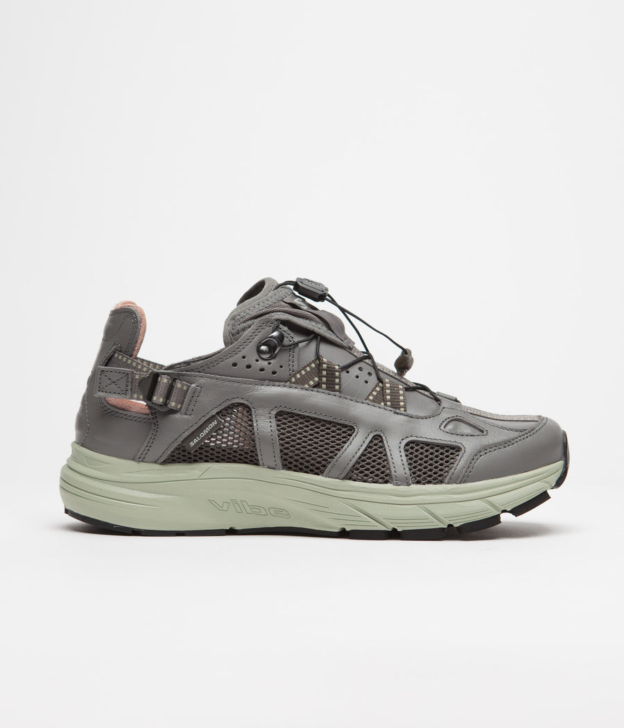 Salomon Techsonic LTR Shoes in Pewter and Desert Sage / Beluga
