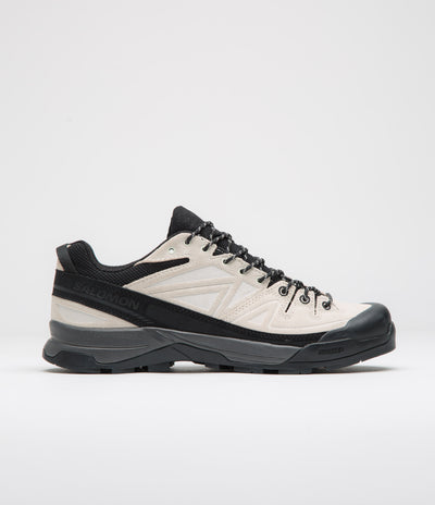 Salomon X-ALP LTR Shoes in Black and Vanilla Ice / Rainy Day