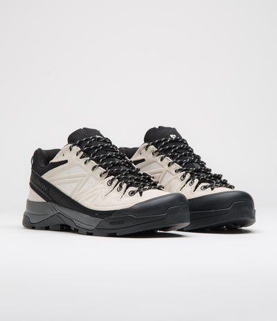 Salomon X-ALP LTR Shoes in Black and Vanilla Ice / Rainy Day