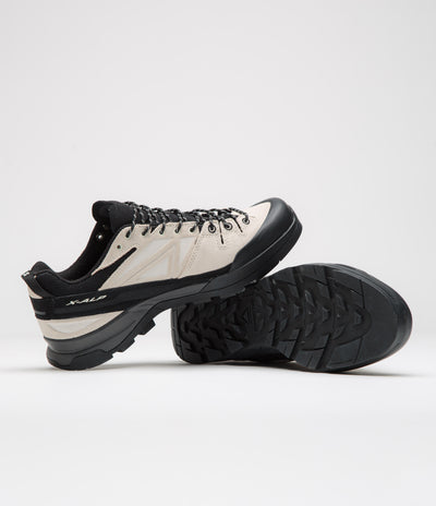 Salomon X-ALP LTR Shoes in Black and Vanilla Ice / Rainy Day