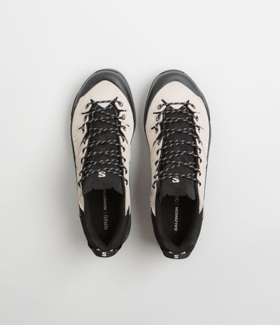 Salomon X-ALP LTR Shoes in Black and Vanilla Ice / Rainy Day