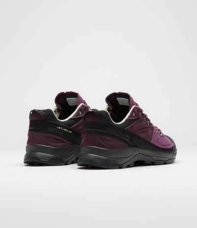 Salomon X-ALP LTR Shoes in Winter Bloom and Plum Perfect / Lime Cream
