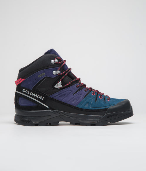 Salomon X-ALP Mid LTR GTX Shoes - Astral Aura / Poseidon / Rouge Red