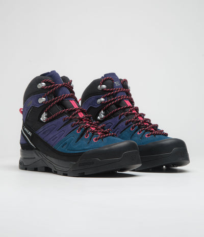 Salomon X-ALP Mid LTR GTX Shoes - Astral Aura / Poseidon / Rouge Red
