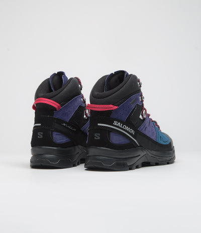 Salomon X-ALP Mid LTR GTX Shoes - Astral Aura / Poseidon / Rouge Red