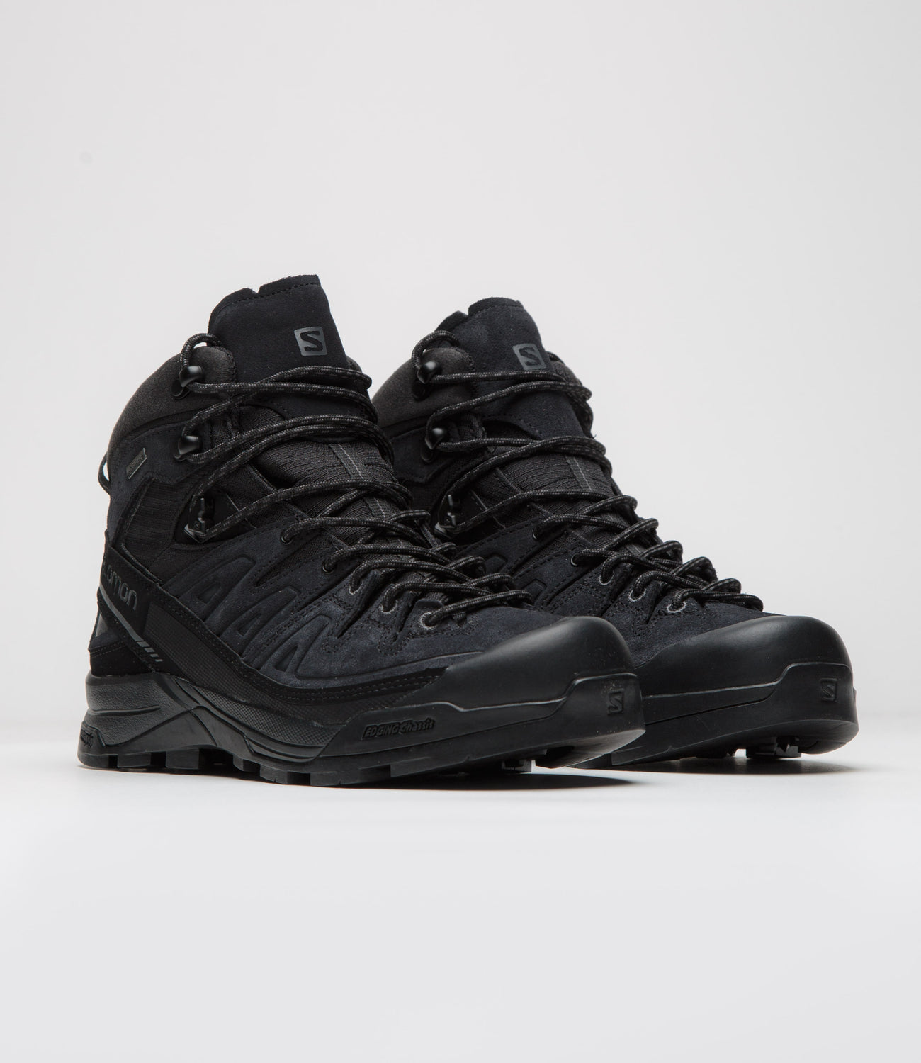 Salomon X ALP Mid LTR GTX Shoes Black Black Asphalt Flatspot
