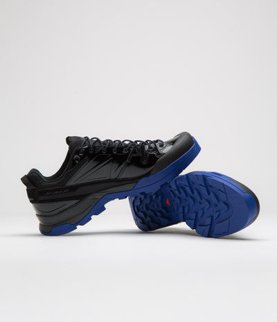 Salomon X-ALP Recon Shoes in Black and Black / Bluing