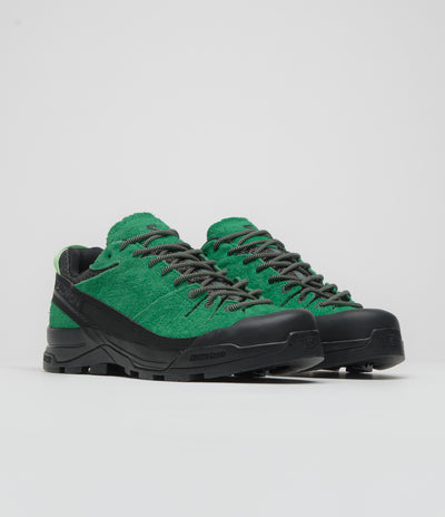 Salomon X-ALP Suede Shoes - Black / Parakeet / Patina Green
