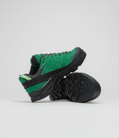 Salomon X-ALP Suede Shoes - Black / Parakeet / Patina Green