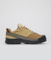 Salomon X-ALP Suede Shoes in Bronze Brown and Wood Thrush / Safari