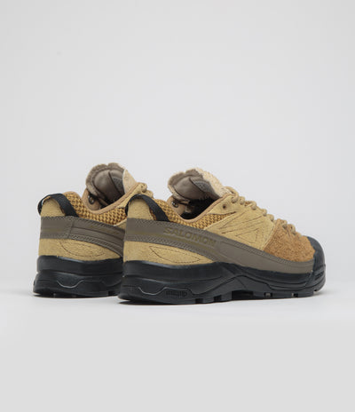 Salomon X-ALP Suede Shoes in Bronze Brown and Wood Thrush / Safari