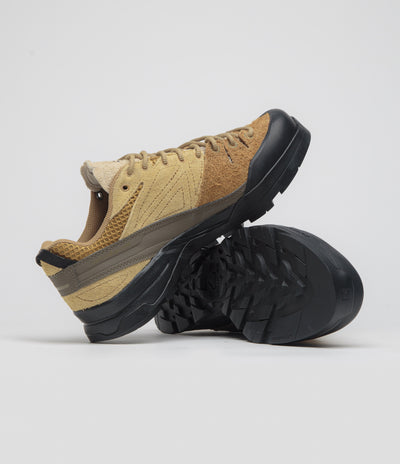 Salomon X-ALP Suede Shoes in Bronze Brown and Wood Thrush / Safari