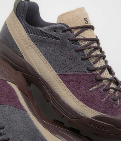 Salomon X-ALP Suede Shoes - Plum Perfect / Nine Iron / Safari