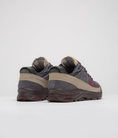 Salomon X-ALP Suede Shoes - Plum Perfect / Nine Iron / Safari