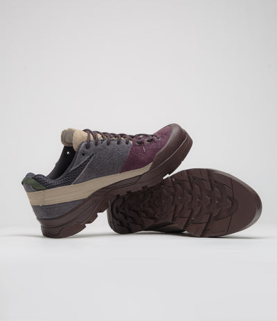 Salomon X-ALP Suede Shoes - Plum Perfect / Nine Iron / Safari