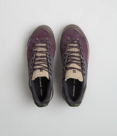 Salomon X-ALP Suede Shoes - Plum Perfect / Nine Iron / Safari