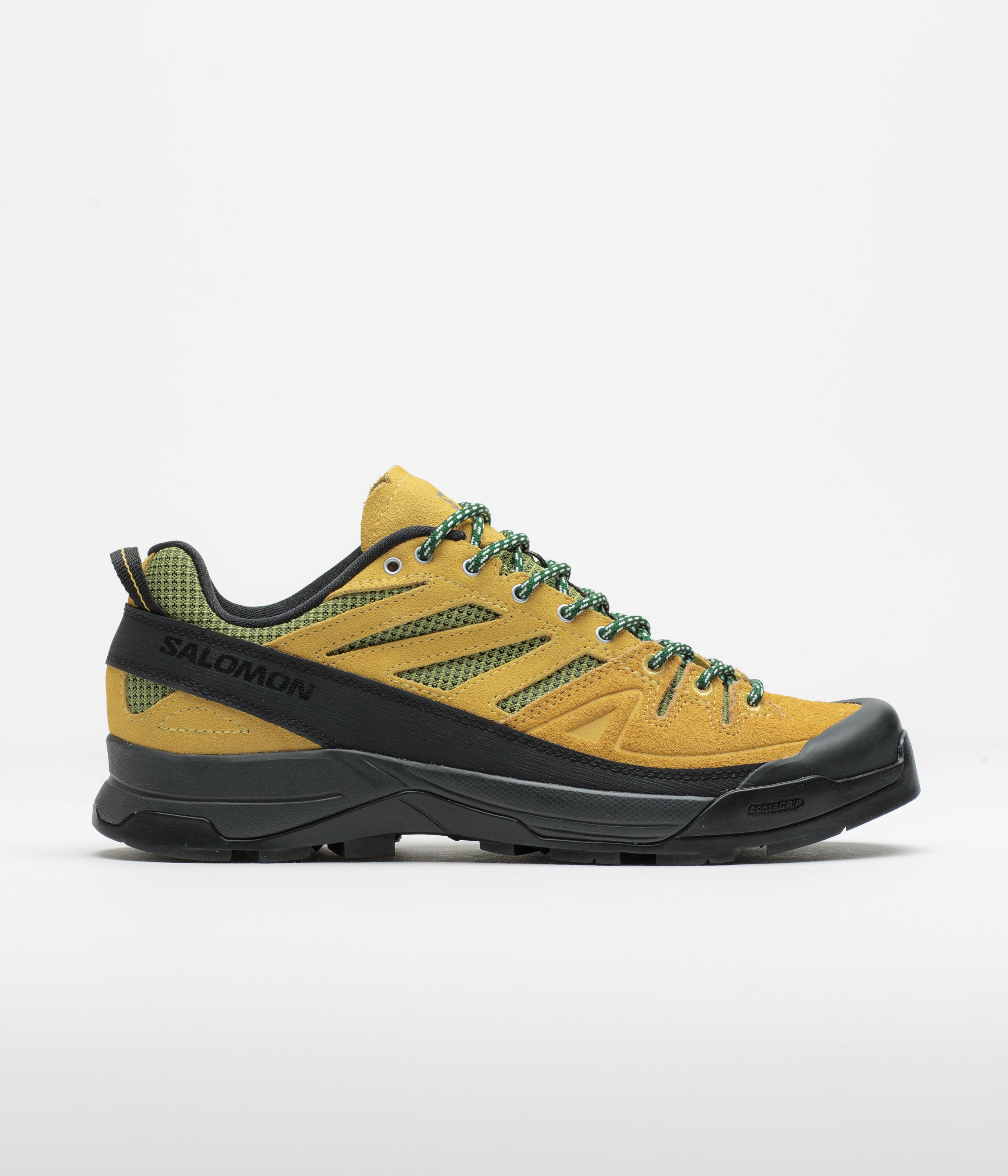 Salomon X ALP Woven Shoes in Beach Ball and Bright Chartreuse / Formal Garden