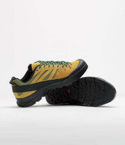 Salomon X ALP Woven Shoes in Beach Ball and Bright Chartreuse / Formal Garden