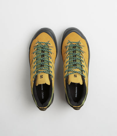 Salomon X ALP Woven Shoes in Beach Ball and Bright Chartreuse / Formal Garden
