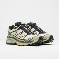 Salomon XT-6 GTX Shoes in Aspargus Green and Tea / Bitter Chocolate thumbnail