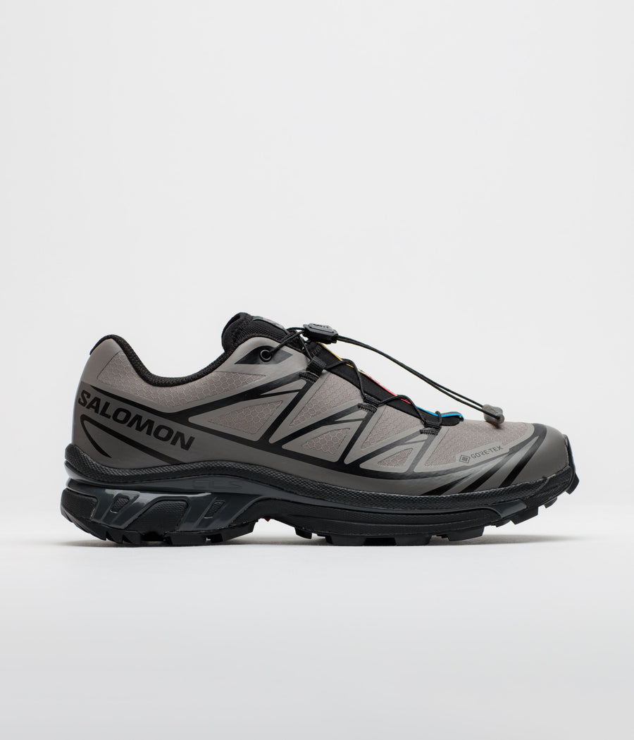 Salomon XT-6 GTX Shoes - Black / Cloudburst / Dark Gull Grey